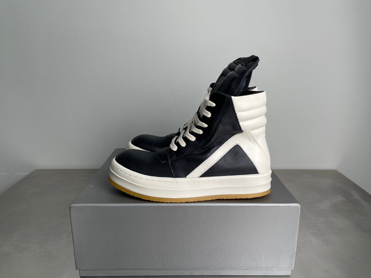 Rick Owens High-Top Zip-Up Flat Shoes
