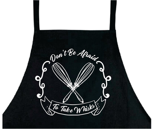 Don't Be Afraid to Take Whisks, Funny BBQ Apron for Men, Men’s Apron for Grilling Gifts for Men, Grilling Apron
