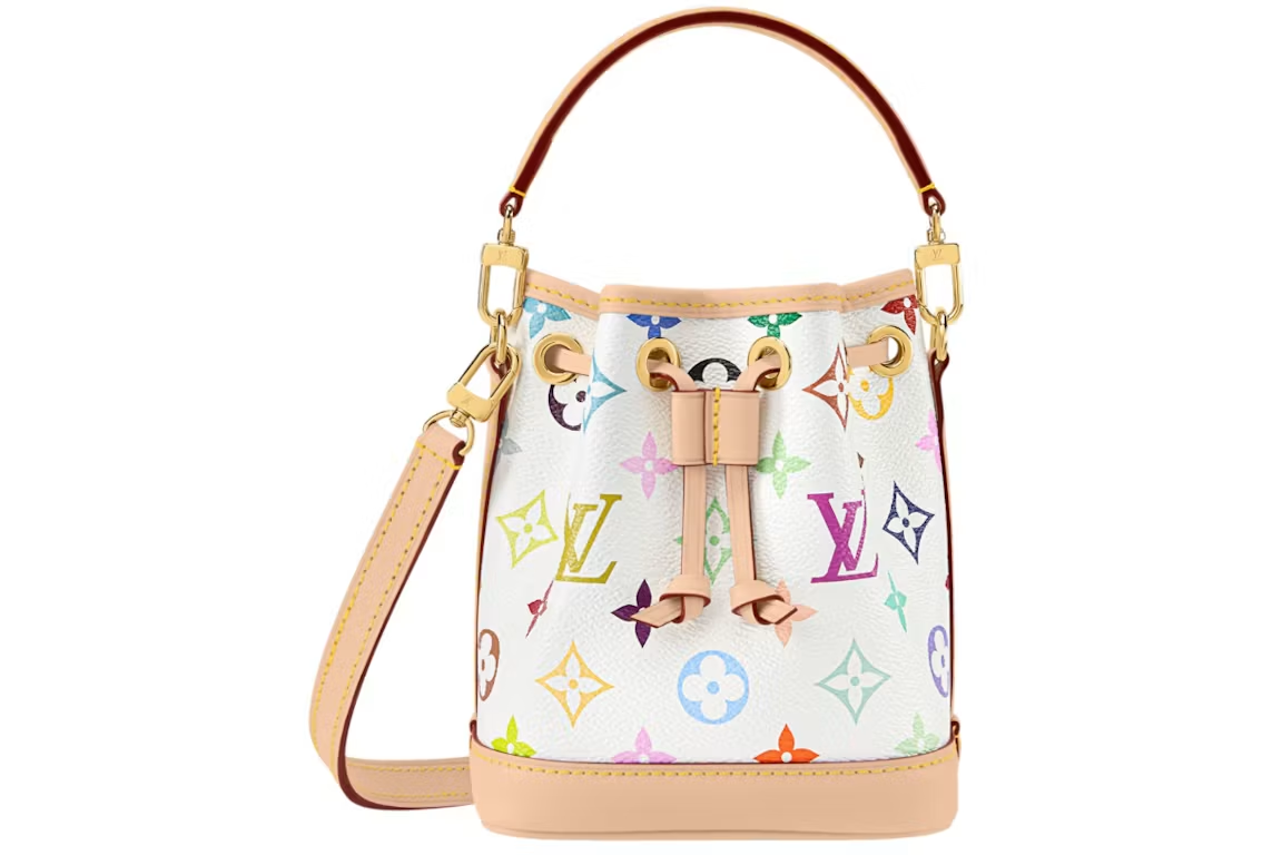Louis Vuitton x Takashi Murakami Nano Noe Multicolor White