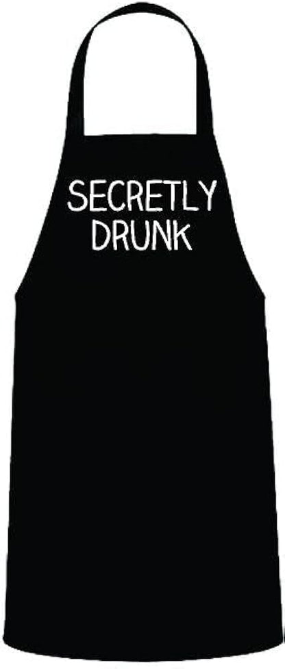 Secretly Drunk V2, Funny BBQ Apron for Men, Men’s Apron for Grilling Gifts for Men, Grilling Apron, Barbecue Gift, Backyard Cooking, Summer Time, BBQ Aprons, Chef Apron
