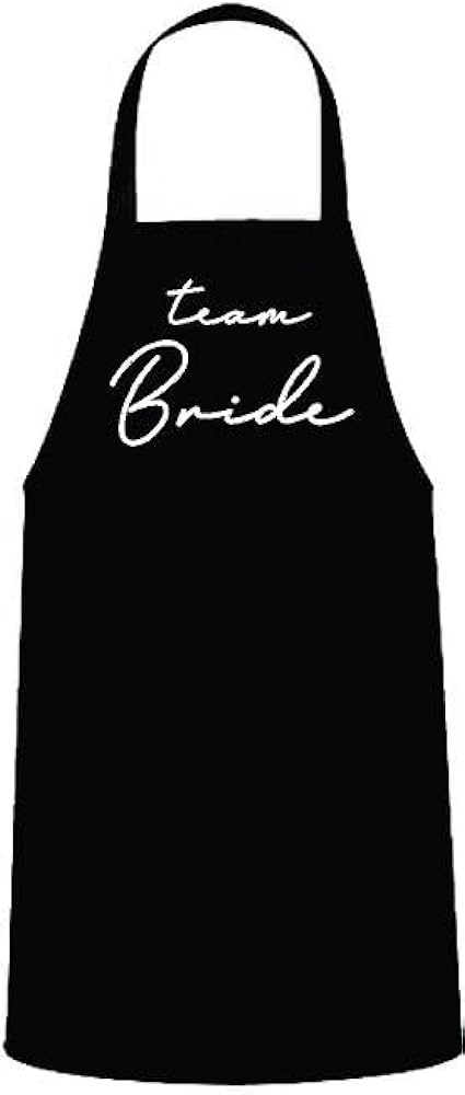Team Bride Version 1, The Boss, Woman's Apron, Funny BBQ Apron for Woman, Woman's Apron for Grilling Gifts for Ladies, Grilling Apron, Barbecue Gift, Wedding Gift, Marraige