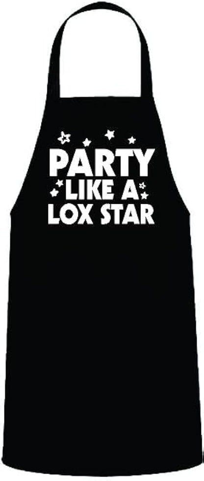 Party Like A Lox Star, Funny BBQ Apron for Men, Men’s Apron for Grilling Gifts for Men, Grilling Apron, Barbecue Gift, Backyard Cooking, Summer Time, BBQ Aprons, Chef Apron