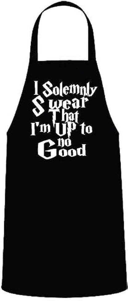 I Solemnly Swear, Woman's Apron, Funny BBQ Apron for Woman, Woman's Apron for Grilling Gifts for Ladies, Grilling Apron, Barbecue Gift, Wedding Gift