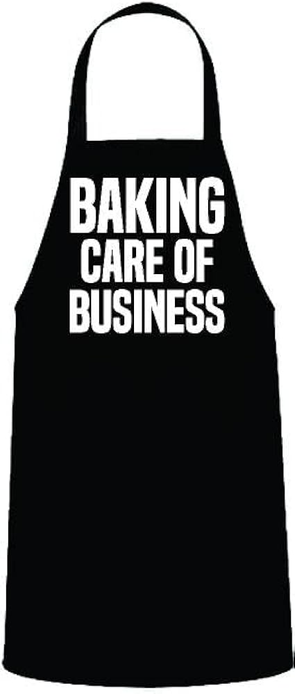 Baking Care of Business, Woman's Apron, Funny BBQ Apron for Woman, Woman's Apron for Grilling Gifts for Ladies, Grilling Apron, Barbecue Gift, Wedding Gift, Marraige