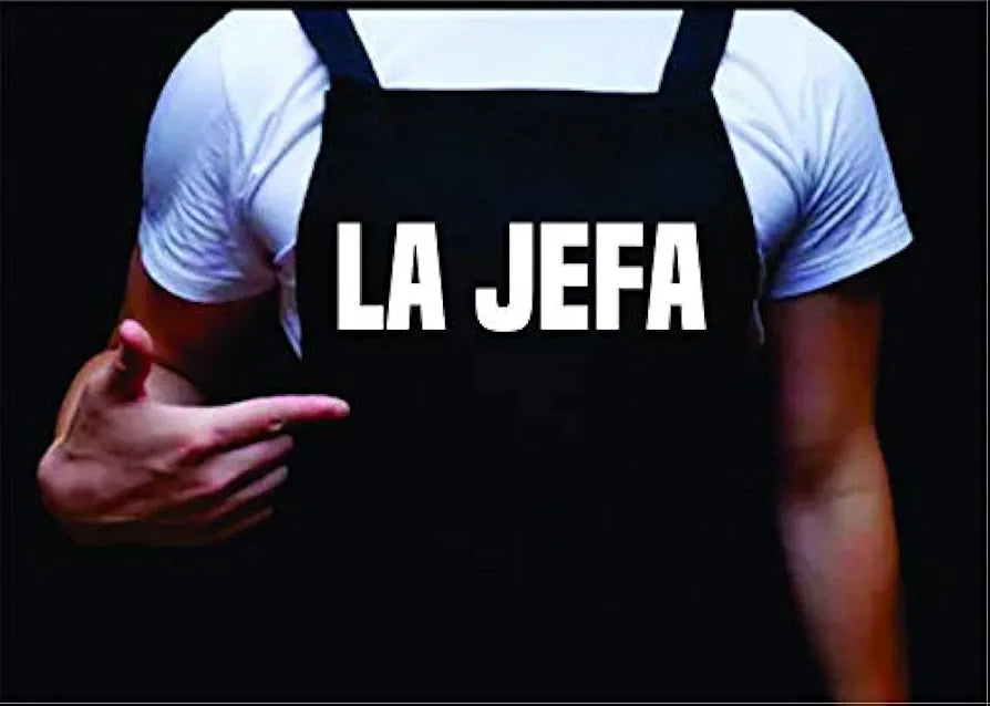 La Jefa, The Boss, Woman's Apron, Funny BBQ Apron for Woman, Woman's Apron for Grilling Gifts for Ladies, Grilling Apron