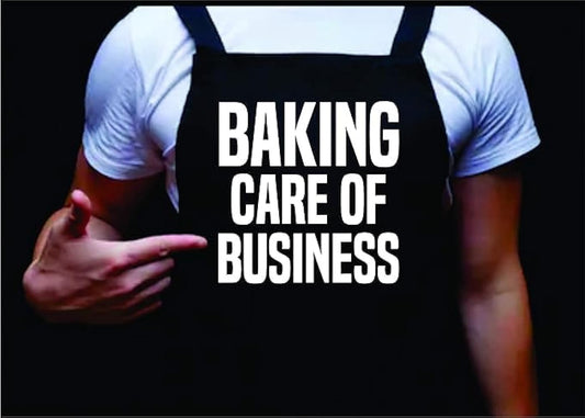 Baking Care of Business, Woman's Apron, Funny BBQ Apron for Woman, Woman's Apron for Grilling Gifts for Ladies, Grilling Apron, Barbecue Gift, Wedding Gift, Marraige