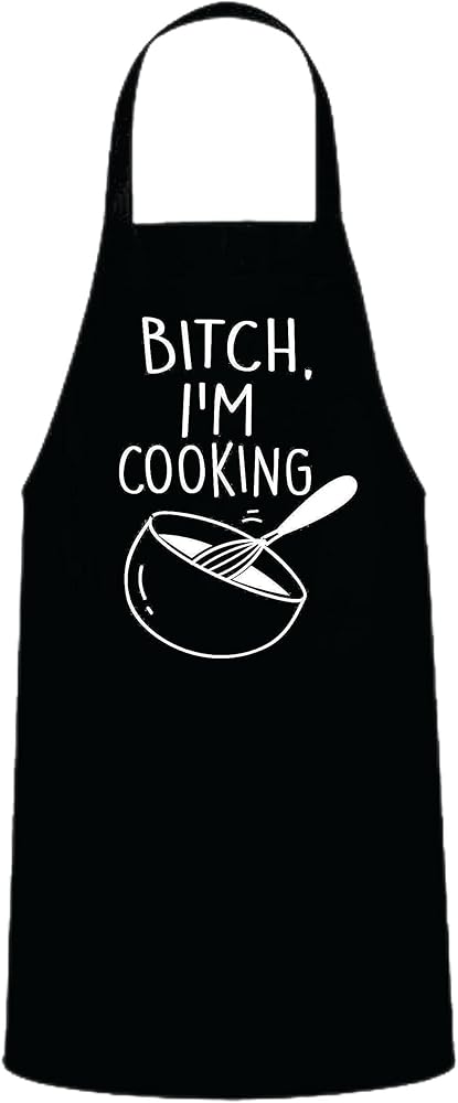 B*tch I'm The Secret Ingredient, Funny BBQ Apron for Men, Men’s Apron for Grilling Gifts for Men, Grilling Apron