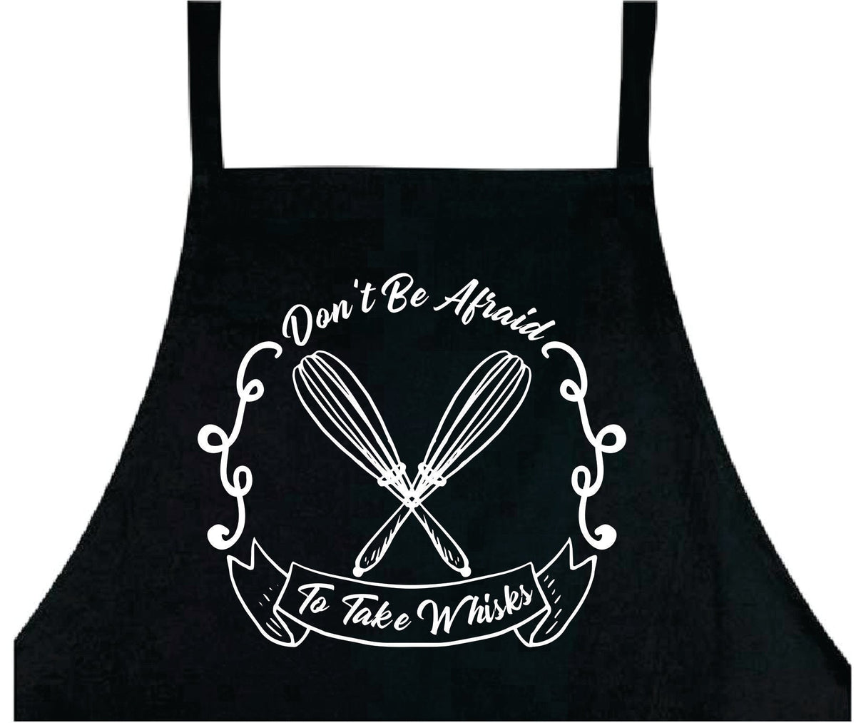 Don't Be Afraid to Take Whisks, Funny BBQ Apron for Men, Men’s Apron for Grilling Gifts for Men, Grilling Apron